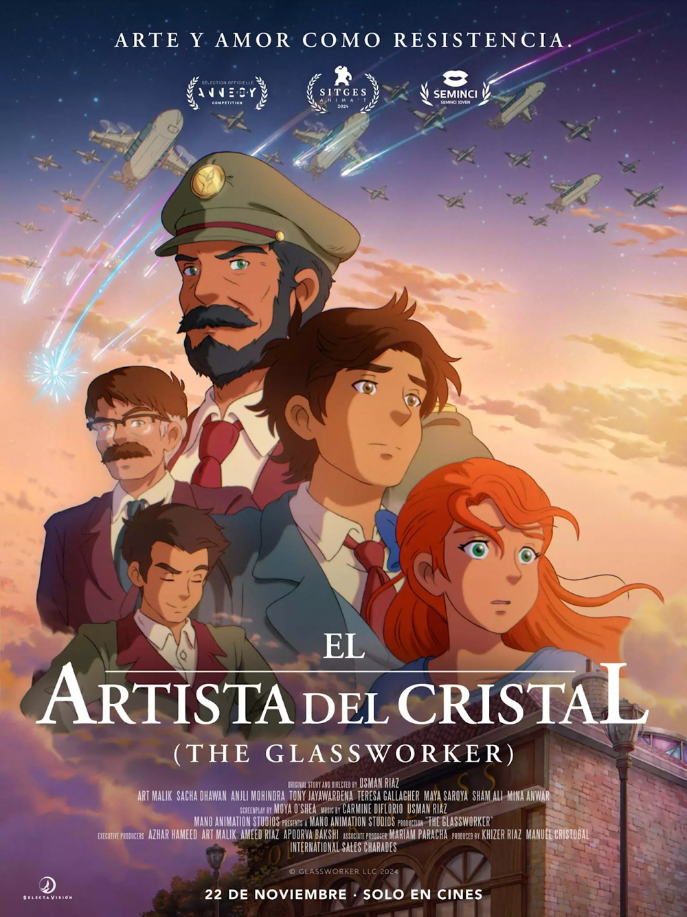 Ficha, tráiler y póster de El artista del cristal