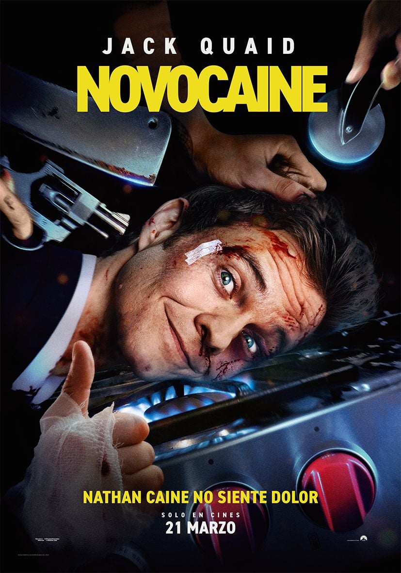 Ficha, tráiler y póster de Novocaine