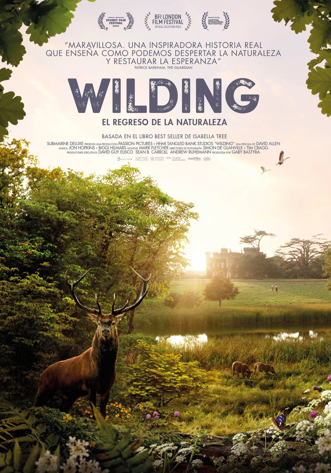 Ficha, tráiler y póster de Wilding, el regreso de la naturaleza